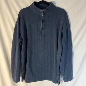 Navy blue quarter zip